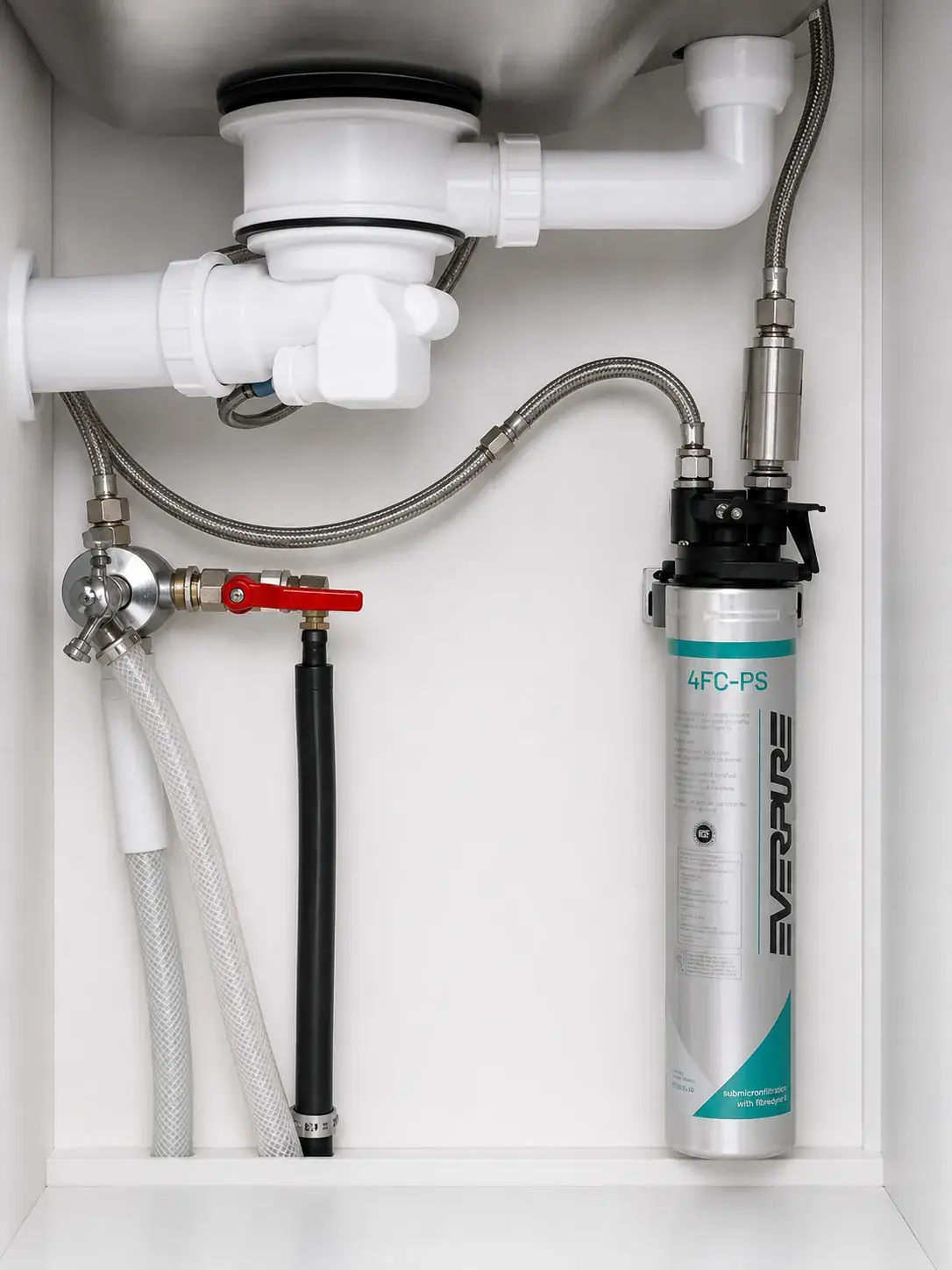 OPTILeMO für die Spüle mit Pentair Everpure 4FC-PS Filter