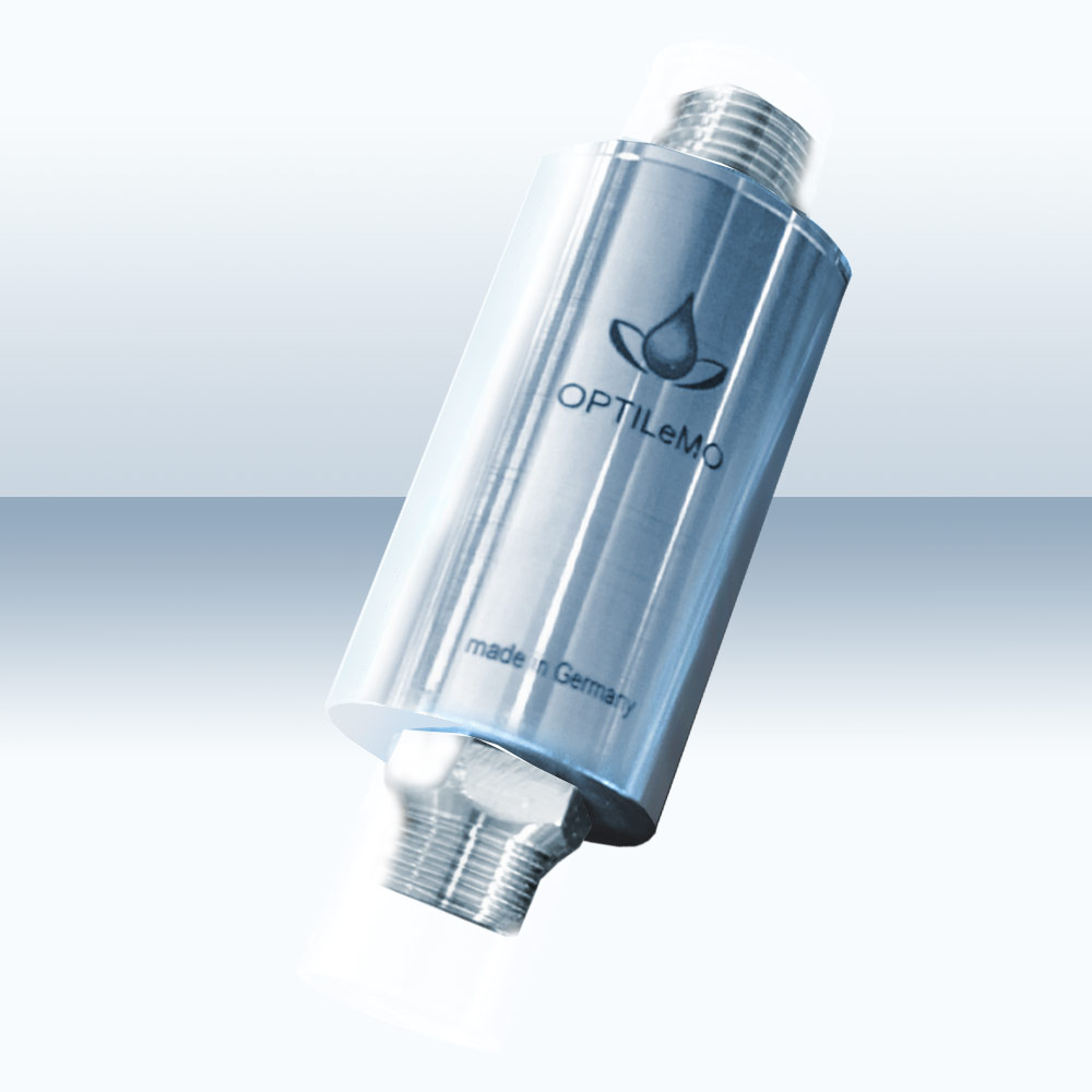 Originales OPTILeMO Edelstahlmodul – das Herzstück der Wasserveredelung
